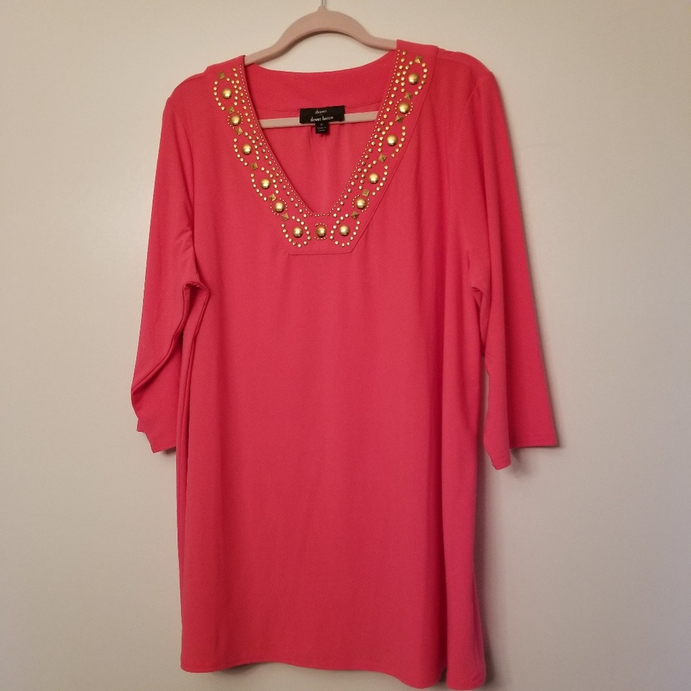 Woman's Dennis by Dennis Basso Peach Top 1x